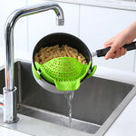 Kitchen Gadgets Silicone Pot Side Drain Stopper