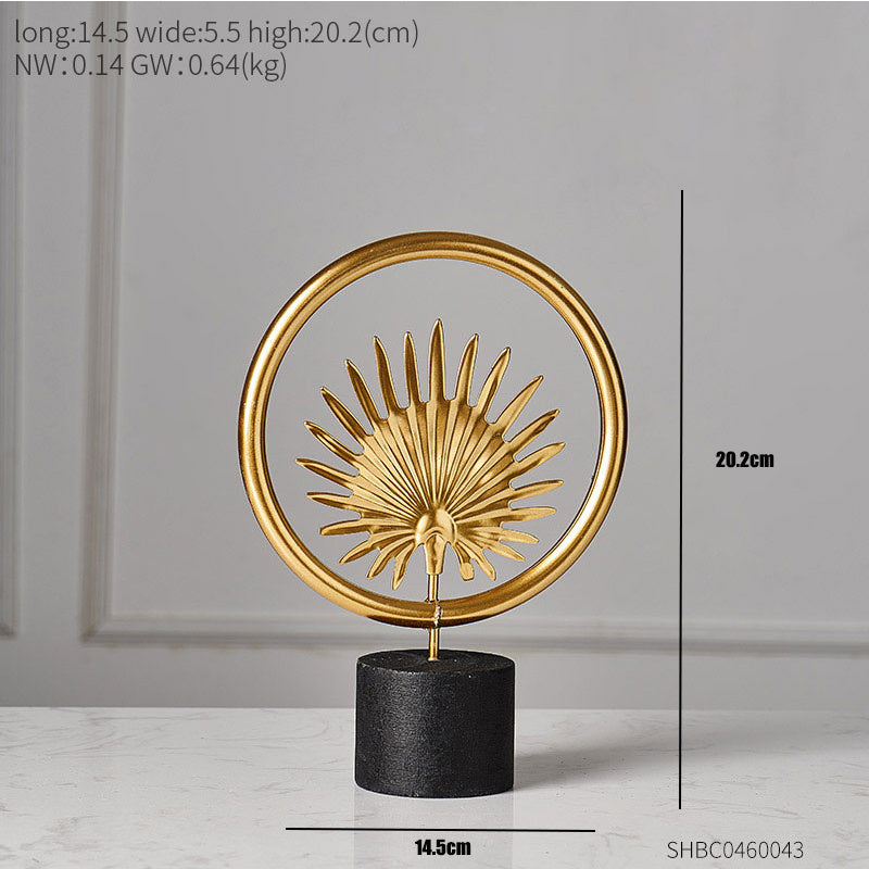 Modern Light Luxury Creative Iron Art Small Decorations Living Room Home Wine Cabinet Decorations