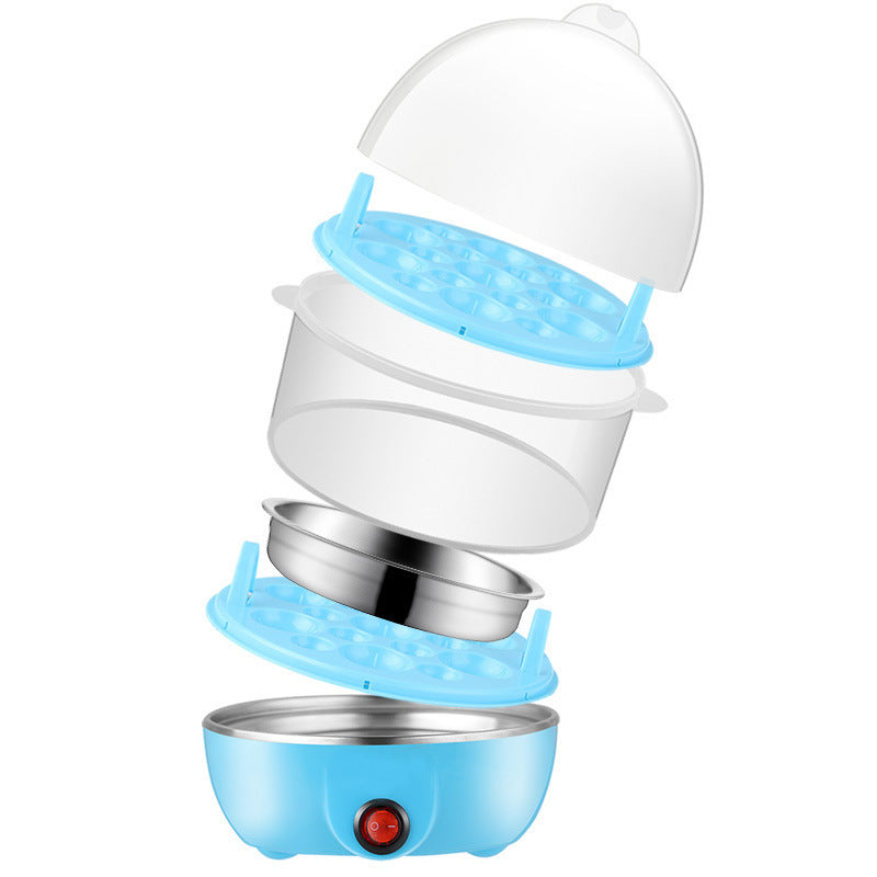 Multi-functional Egg Steamer Egg Boiler Double-layer Household Boiled Egg Fantastic Product Steamed Egg Mini Stainless Steel Breakfast Machine Cross-border