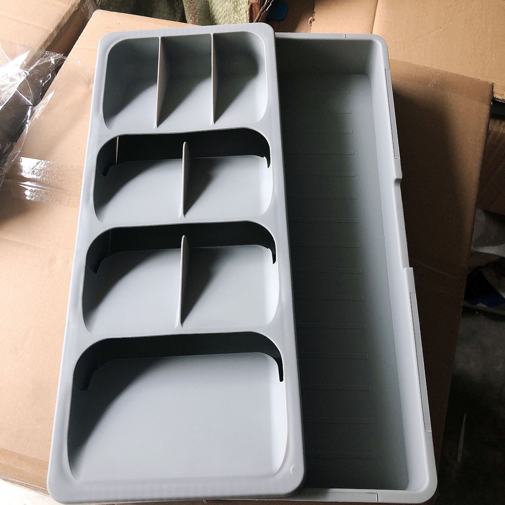 Drawer Organizer Cutlery Divider Shelf Storage Rack Kitchen
