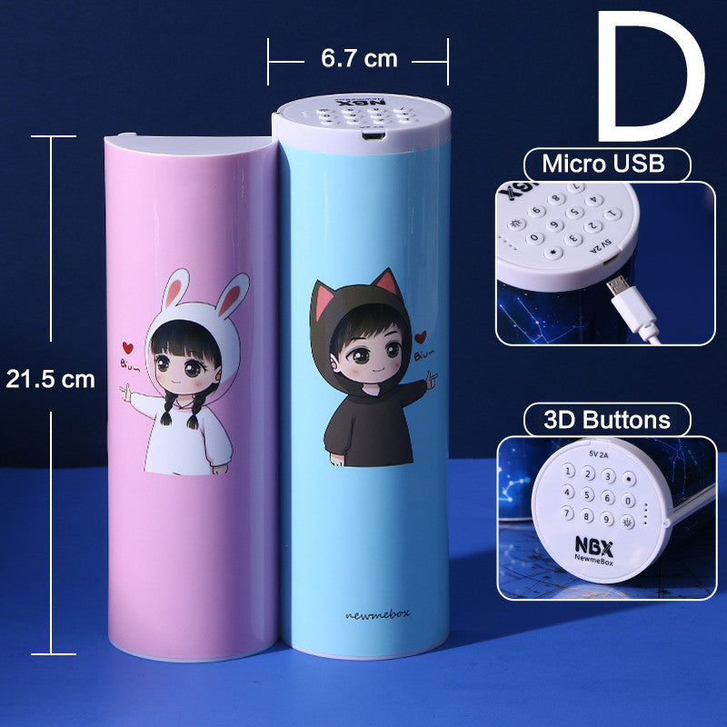 Smart Electronic Password Lock Pen Case Multifunctional Technology Stationery Box