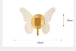 Butterfly Wall Lamp Light Luxury Bedside Warm Decoration