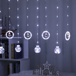 Christmas Curtain Lighting Chain Decoration