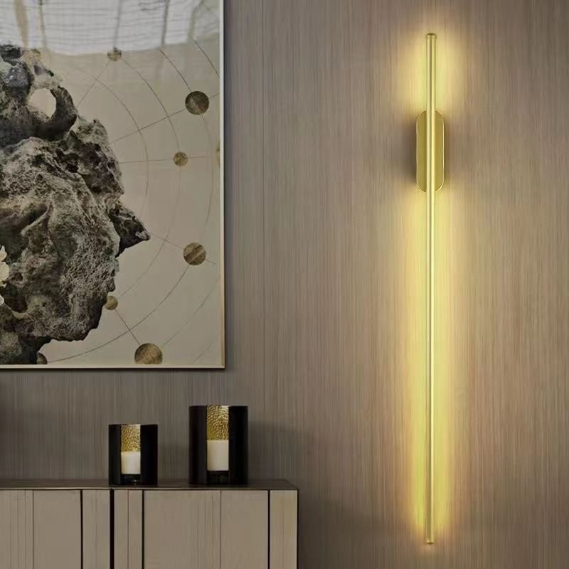 Modern Minimalist Strip Wall Lamp Bedroom Background Decoration